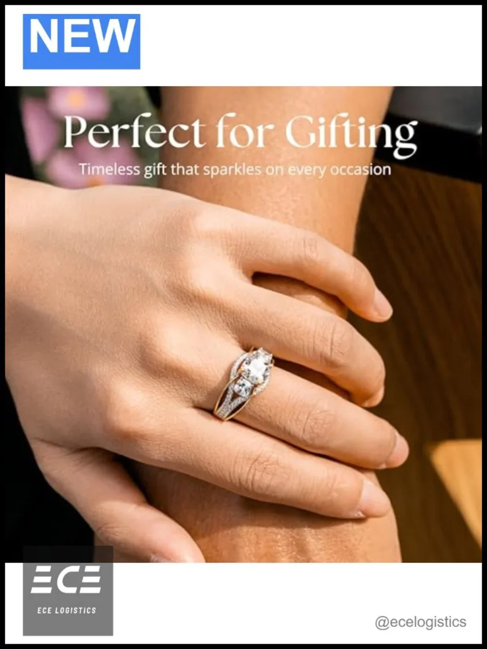 2Ct 925 Sterling Silver 3 Stone Cushion Cut CZ Engagement Ring
